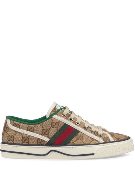 sneaker gucci fiori|farfetch gucci tennis shoes.